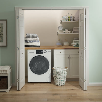 GE GFQ14ESSNWW 24" Front Load Washer Dryer Combo 2.4 Cu. Ft. – White