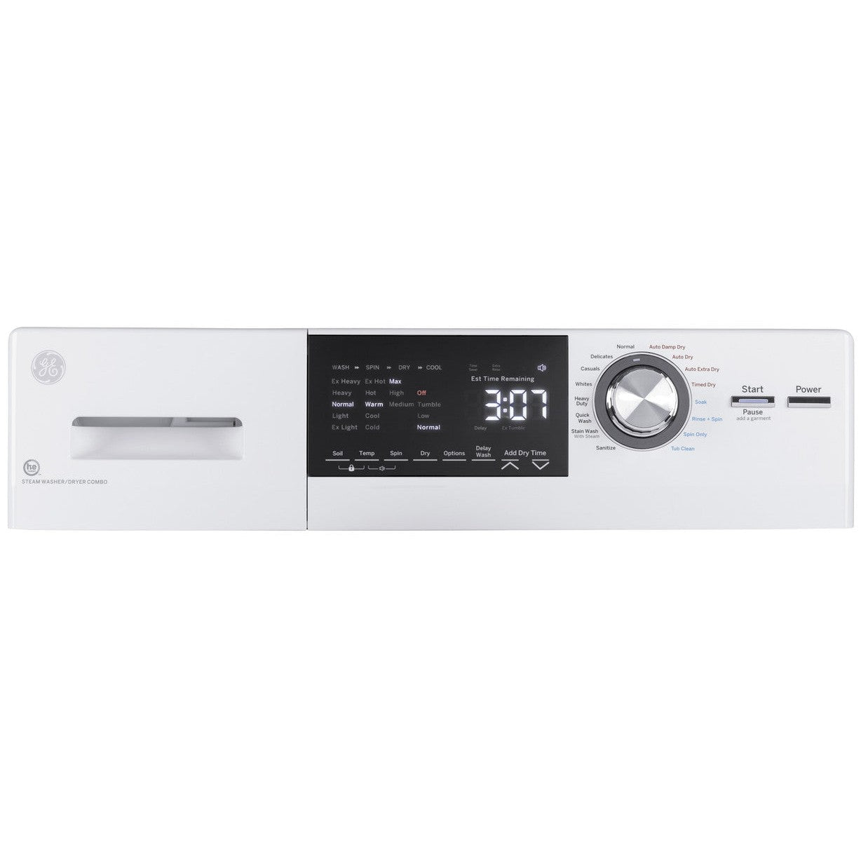 GE GFQ14ESSNWW 24" Front Load Washer Dryer Combo 2.4 Cu. Ft. – White