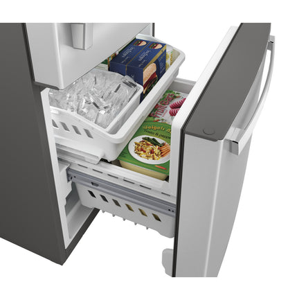 GE GDE21EYKFS 30" Bottom-Freezer Refrigerator 21 Cu. Ft. – Fingerprint Resistant Stainless Steel