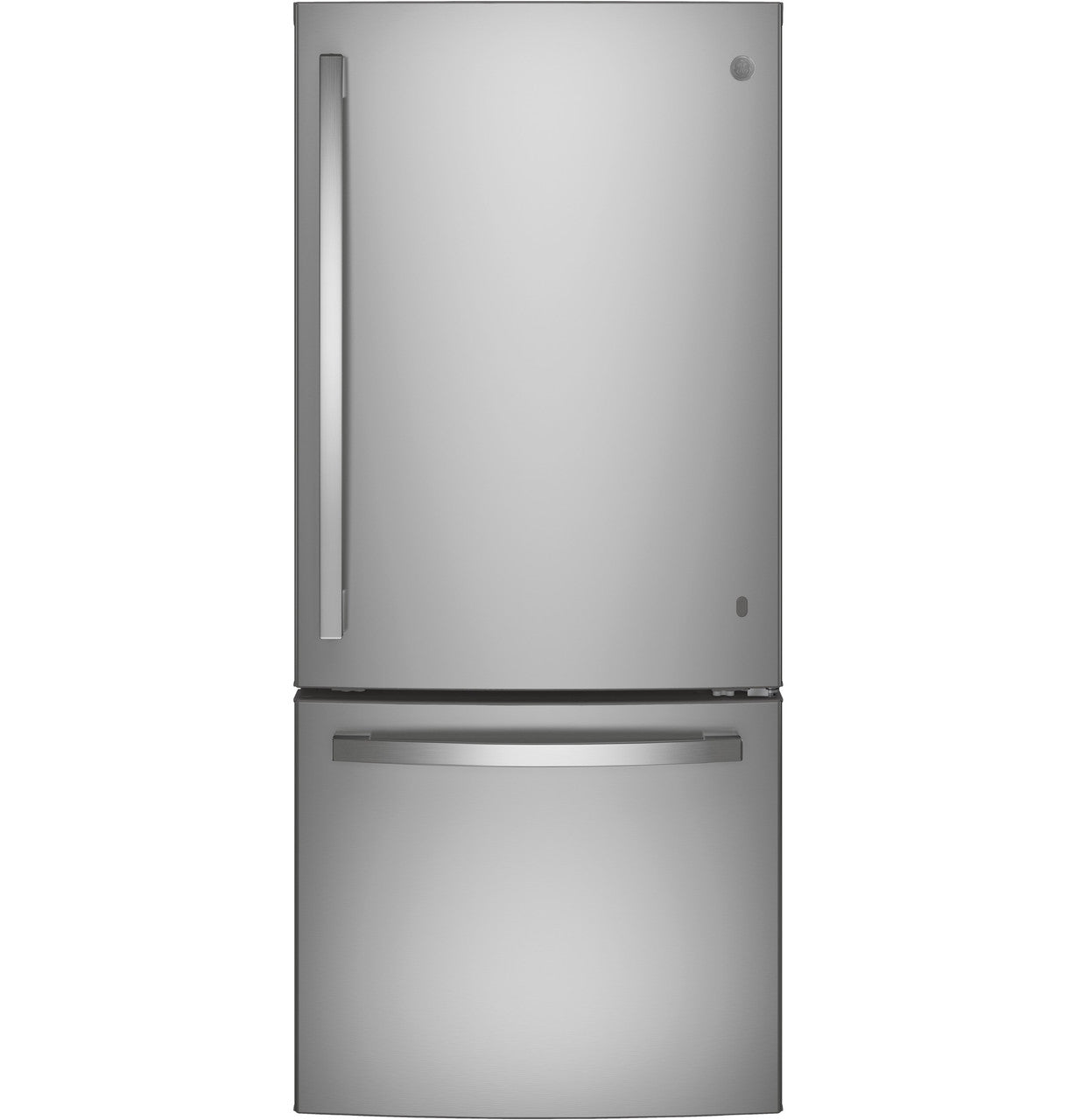 GE GDE21EYKFS 30" Bottom-Freezer Refrigerator 21 Cu. Ft. – Fingerprint Resistant Stainless Steel
