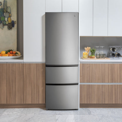 GE GLE12HSPSS 24" Counter-Depth Bottom-Freezer Refrigerator – Stainless Steel