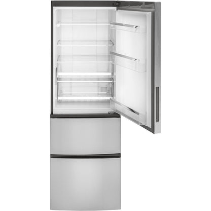 GE GLE12HSPSS 24" Counter-Depth Bottom-Freezer Refrigerator – Stainless Steel
