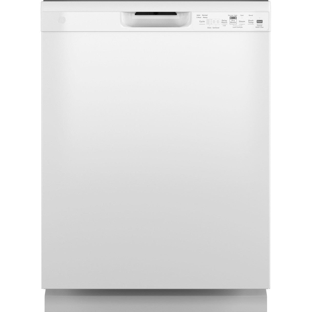 GE ENERGY STAR GDF550PGRWW 24" Built-In Dishwasher with Dry Boost & Sanitize Cycle – White