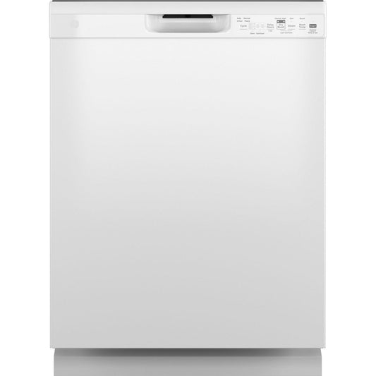 GE ENERGY STAR GDF550PGRWW 24" Built-In Dishwasher with Dry Boost & Sanitize Cycle – White