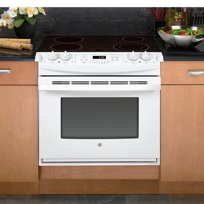 GE JD630DTWW 30" Drop-In Electric Range 4.4 Cu. Ft. – White