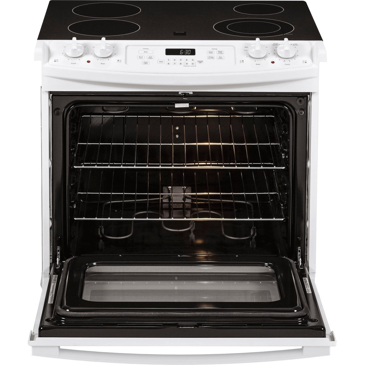GE JD630DTWW 30" Drop-In Electric Range 4.4 Cu. Ft. – White