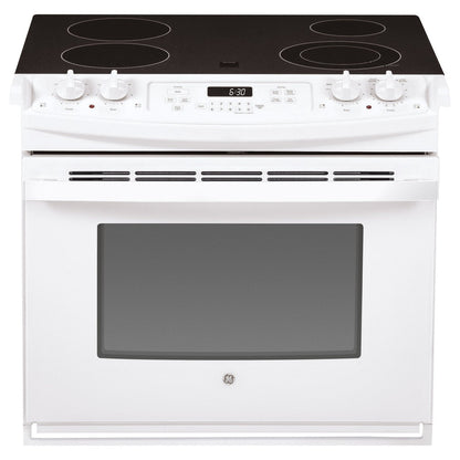 GE JD630DTWW 30" Drop-In Electric Range 4.4 Cu. Ft. – White