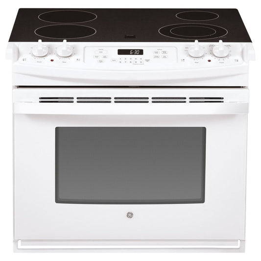GE JD630DTWW 30" Drop-In Electric Range 4.4 Cu. Ft. – White