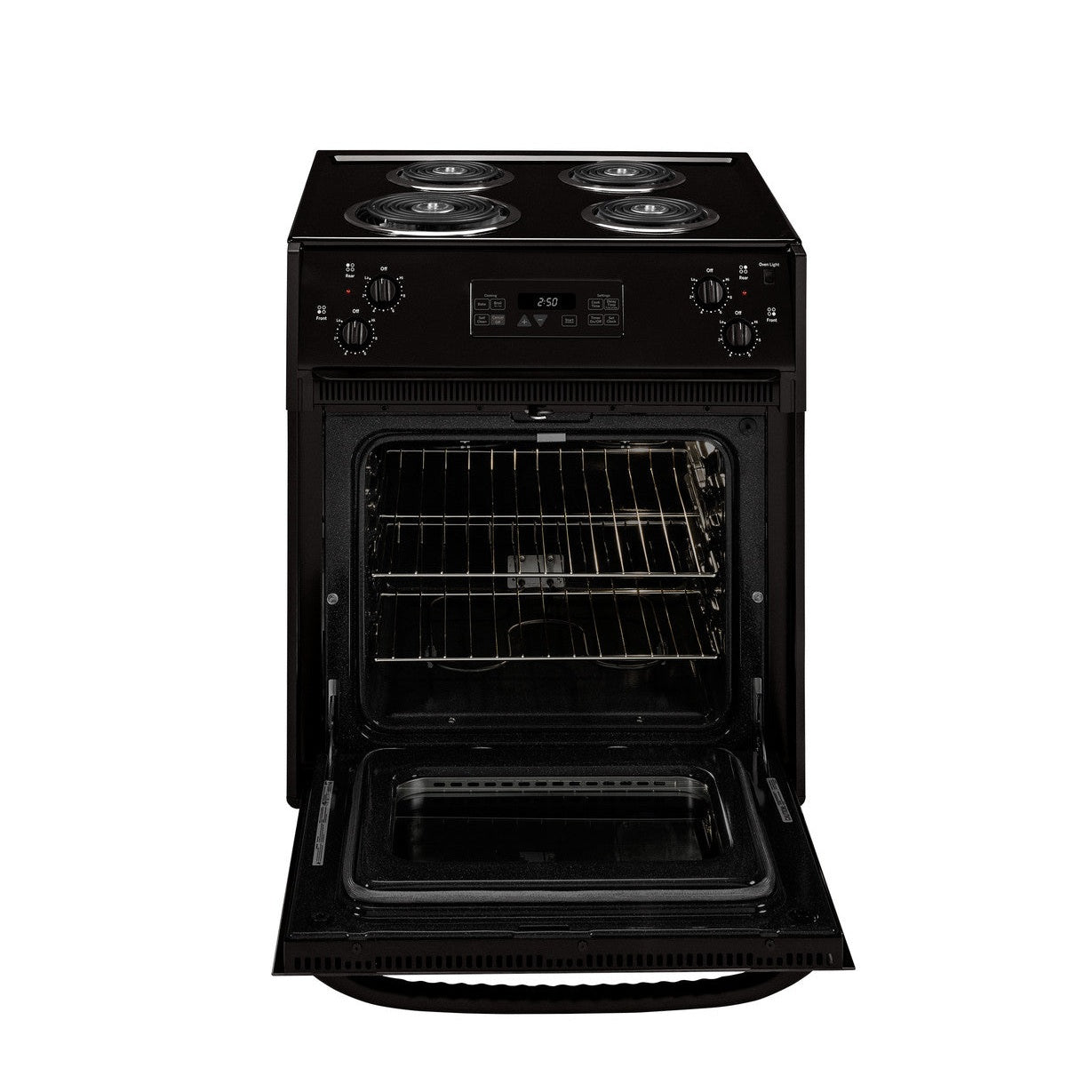 GE JM250DTBB 27" Drop-In Electric Range 3.0 Cu. Ft. – Black