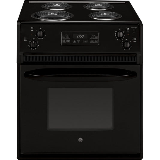 GE JM250DTBB 27" Drop-In Electric Range 3.0 Cu. Ft. – Black