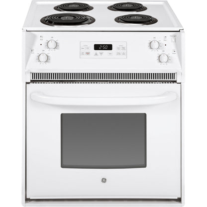 GE JM250DTWW 27" Drop-In Electric Range 3.0 Cu. Ft. – White