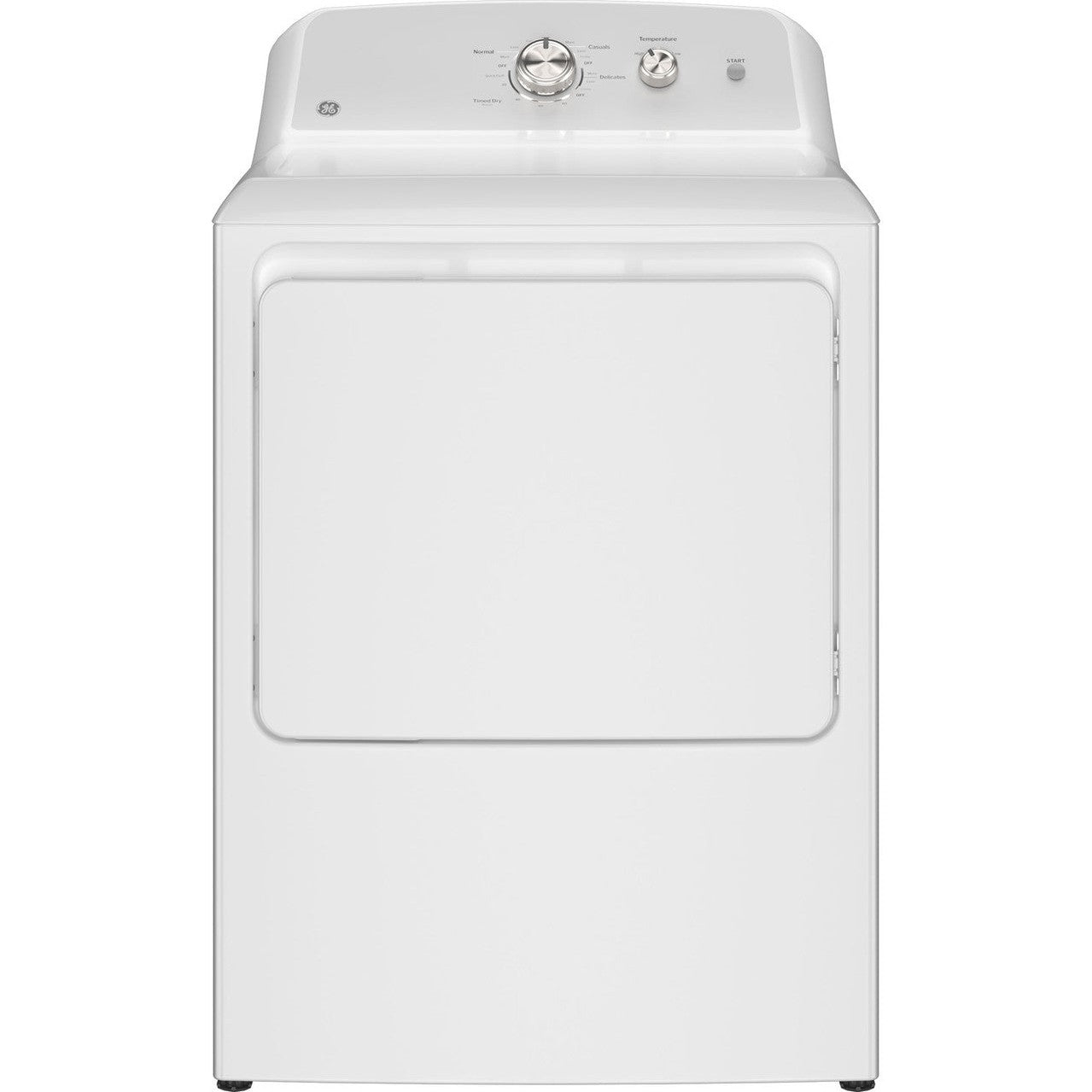 GE 7.2 cu. ft. GTD38EASWWS Capacity Electric Dryer with Up To 120 ft. Venting and Reversible Door