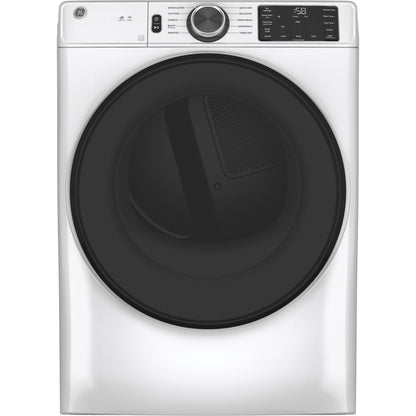 GE® ENERGY STAR® GFD55ESSNWW  7.8 cu. ft. Capacity Smart Front Load Electric Dryer with Sanitize Cycle