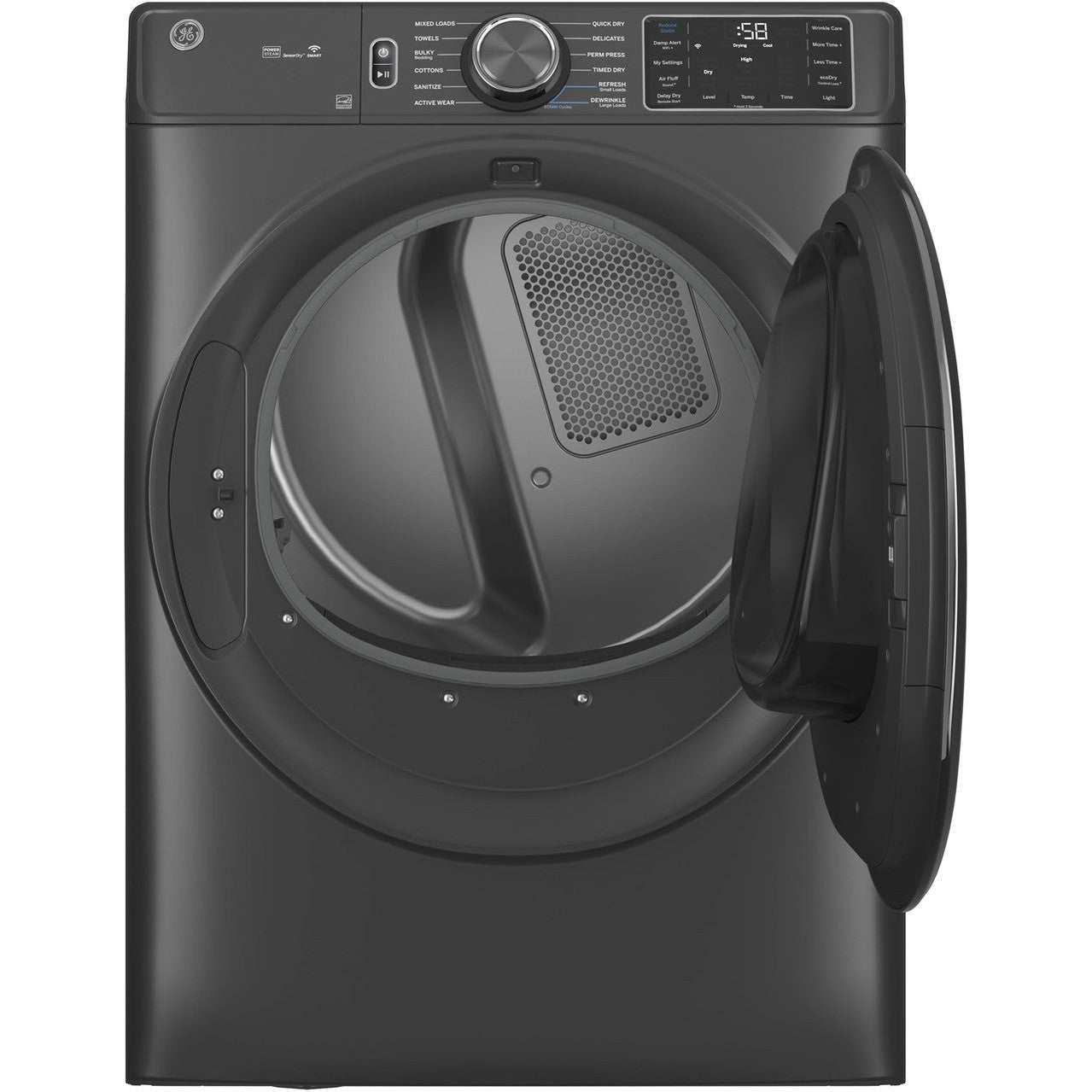 GE® ENERGY STAR® GFD65ESPVDS 7.8 cu. ft. Capacity Smart Front Load Electric Dryer with Sanitize Cycle