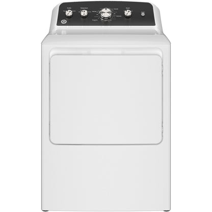 GE®  GTD48EASWWB 7.2 cu. ft. Capacity Electric Dryer with Up To 120 ft. Venting and Extended Tumble