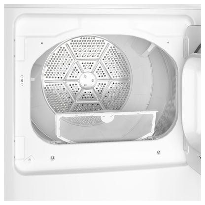 GE®  GTD48EASWWB 7.2 cu. ft. Capacity Electric Dryer with Up To 120 ft. Venting and Extended Tumble