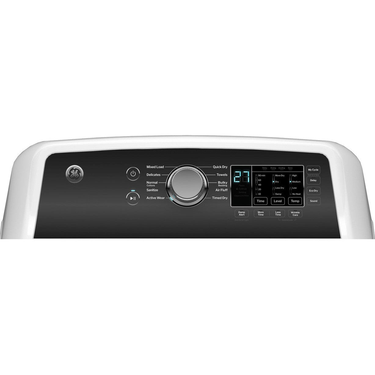 GE GTD58EBSVWS 7.4 cu. ft. Electric Dryer with Sensor Dry