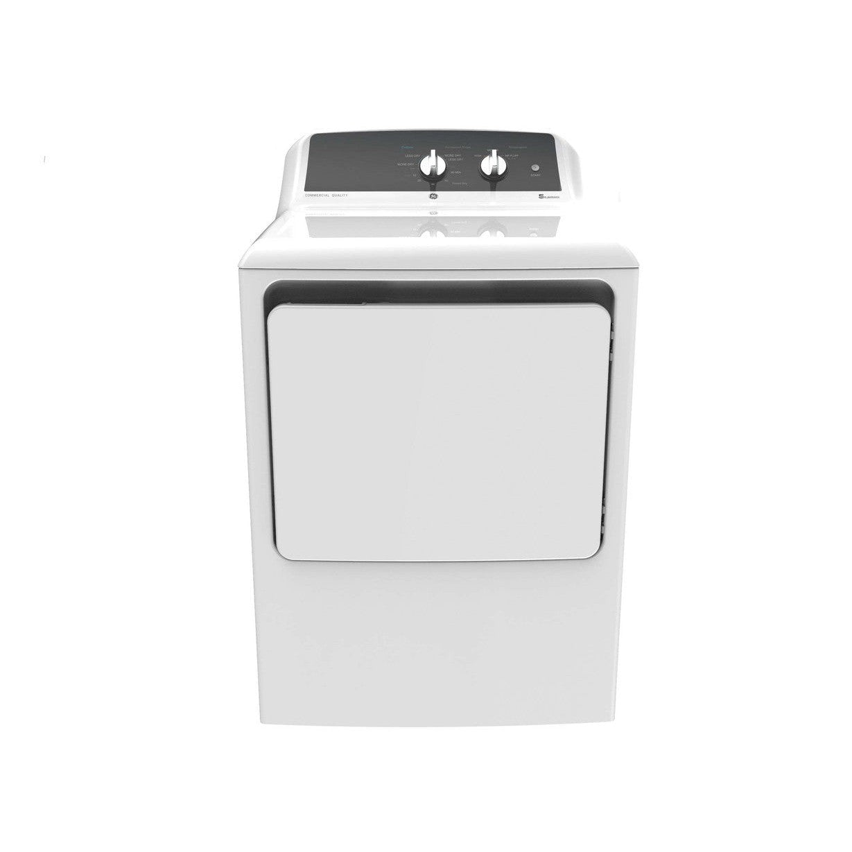 GE GTX52EASPWB 27" Commercial Grade Electric Dryer 6.2 Cu. Ft. with Long Vent Capability – White