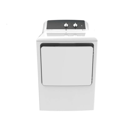 GE GTX52EASPWB 27" Commercial Grade Electric Dryer 6.2 Cu. Ft. with Long Vent Capability – White
