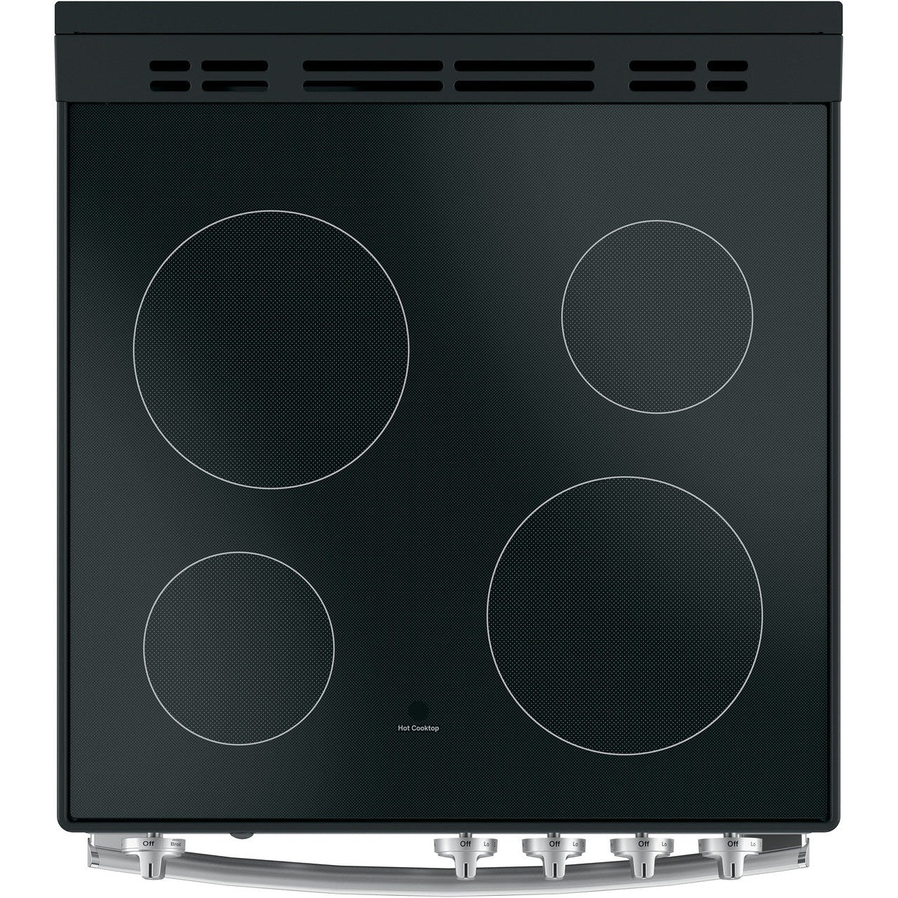GE JAS640RMSS 24" Free-Standing / Slide-In Front-Control Electric Range with Steam Clean – Stainless Steel