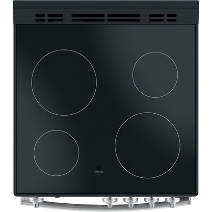 GE JAS640RMSS 24" Free-Standing / Slide-In Front-Control Electric Range with Steam Clean – Stainless Steel