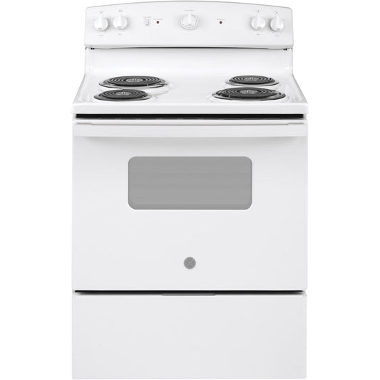 GE® ENERGY STAR® JBS160DMWW 30" Electric Freestanding Range