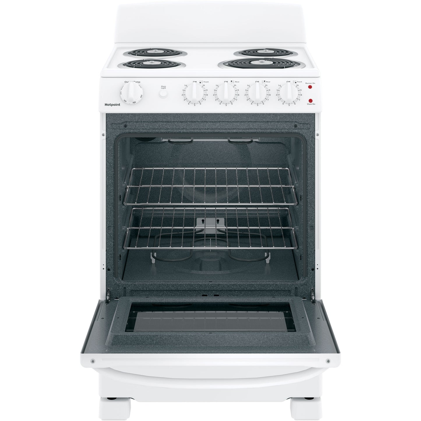 Hotpoint 24" Free-Standing Electric Range – RAS240DMWW