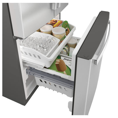 GE GNE21FYKFS 30" French Door Refrigerator 20.8 Cu. Ft. – Fingerprint Resistant Stainless Steel