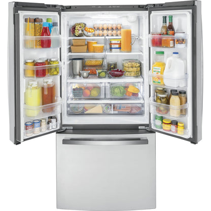 GE GWE19JYLFS 33-inch Counter-Depth French Door Refrigerator