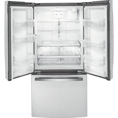 GE GWE19JYLFS 33-inch Counter-Depth French Door Refrigerator