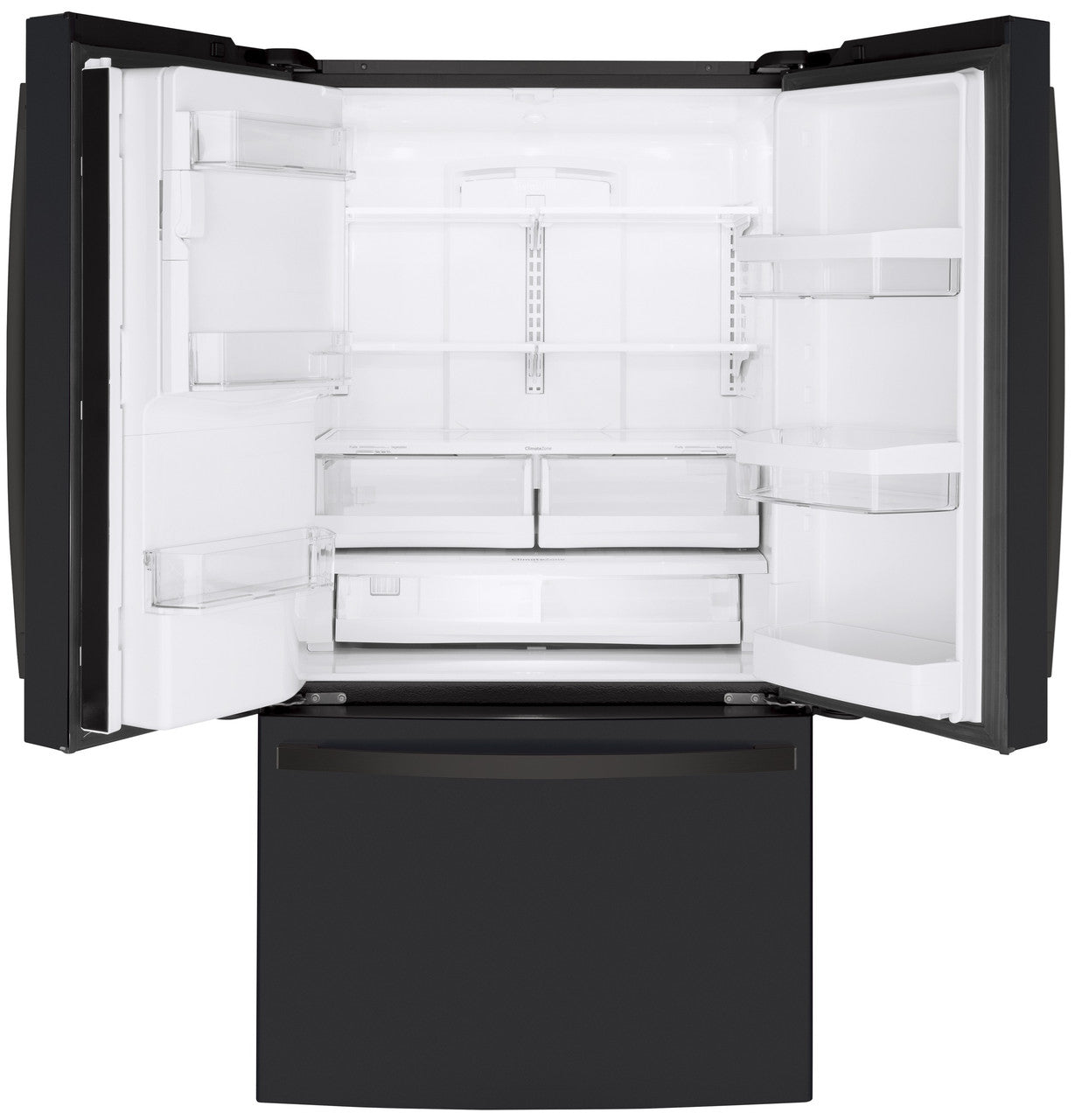 GE GYE22GENDS 36" Counter-Depth French Door Refrigerator 22.1 Cu. Ft. – Fingerprint Resistant Black Slate