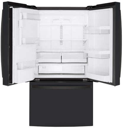 GE GYE22GENDS 36" Counter-Depth French Door Refrigerator 22.1 Cu. Ft. – Fingerprint Resistant Black Slate
