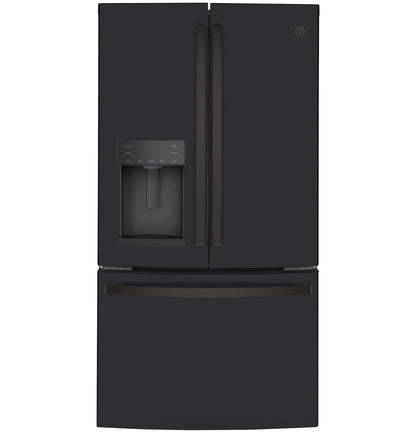 GE GYE22GENDS 36" Counter-Depth French Door Refrigerator 22.1 Cu. Ft. – Fingerprint Resistant Black Slate