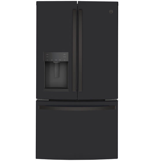 GE GYE22GENDS 36" Counter-Depth French Door Refrigerator 22.1 Cu. Ft. – Fingerprint Resistant Black Slate