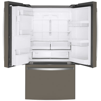 GE GYE22GMNES 36" Counter-Depth French Door Refrigerator 22.1 Cu. Ft. – Fingerprint Resistant Slate