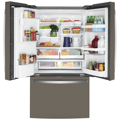 GE GYE22GMNES 36" Counter-Depth French Door Refrigerator 22.1 Cu. Ft. – Fingerprint Resistant Slate