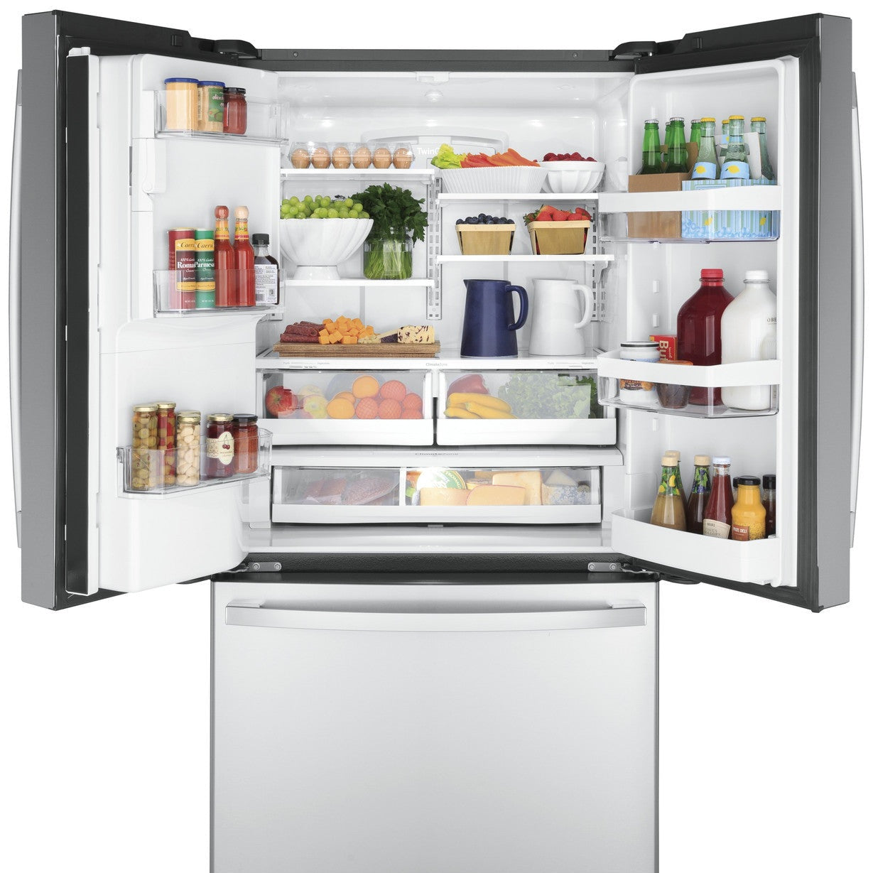 GE GYE22GYNFS 36" Counter-Depth French Door Refrigerator 22.1 Cu. Ft. – Fingerprint Resistant Stainless Steel