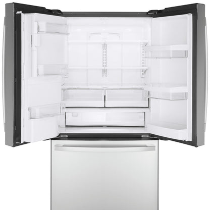 GE GYE22GYNFS 36" Counter-Depth French Door Refrigerator 22.1 Cu. Ft. – Fingerprint Resistant Stainless Steel