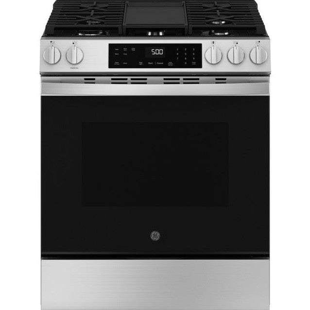 GE GGS500PVSS 30″ Slide-In Gas Range
