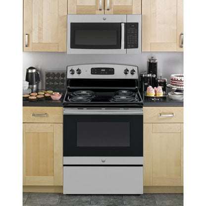 GE® 1.6 Cu. Ft. Over-the-Range Microwave Oven JVM3160RFSS