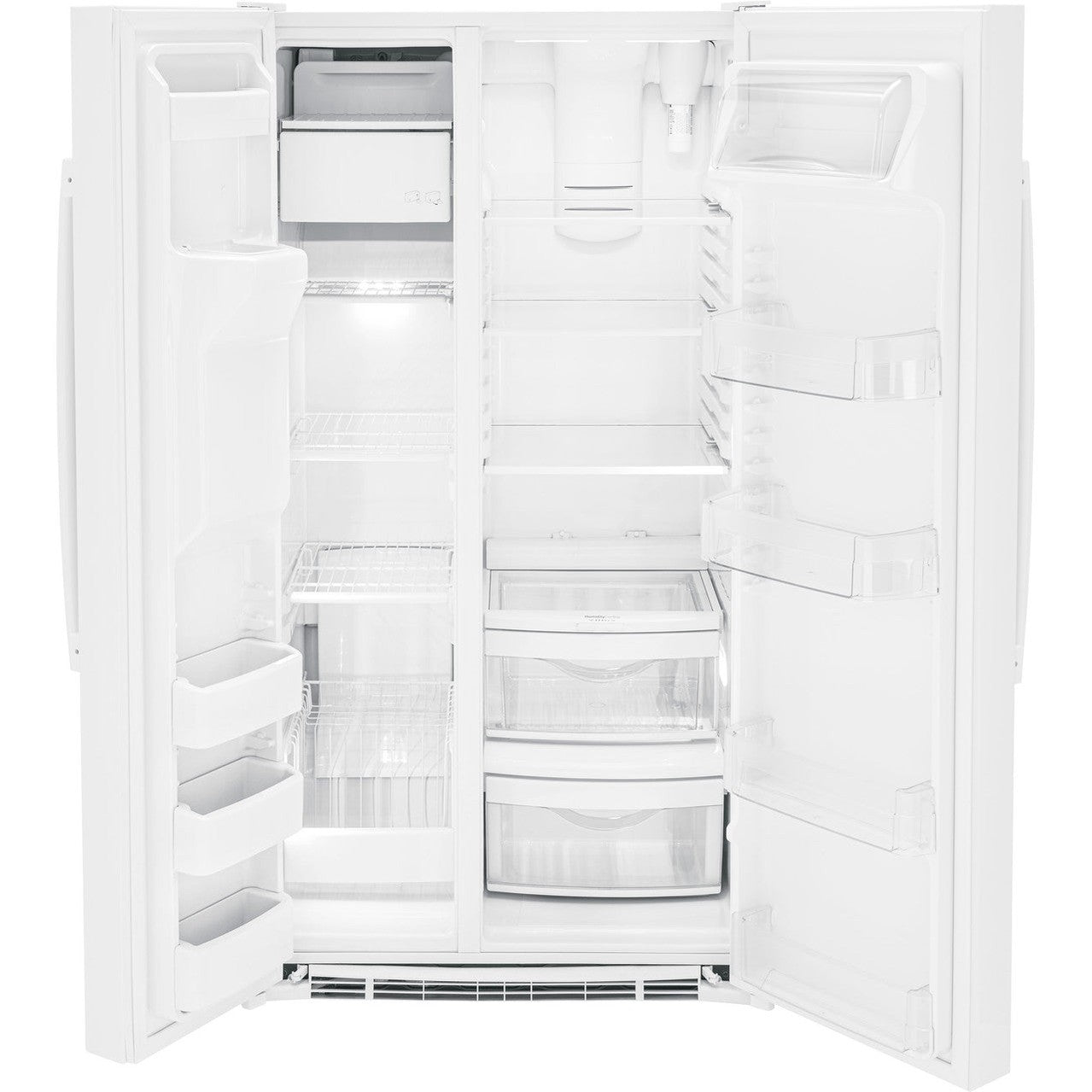 GE GSE25GGPWW 36-inch Side-by-Side Refrigerator ENERGY STAR® Refrigerator
