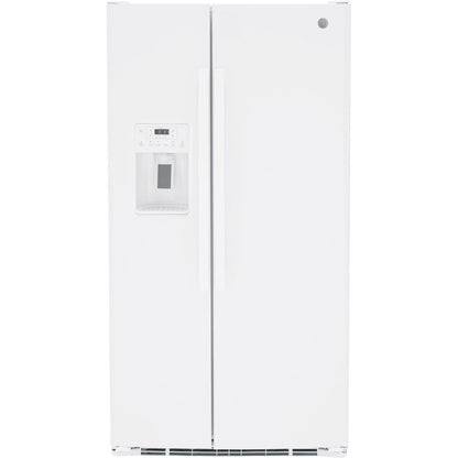 GE GSE25GGPWW 36-inch Side-by-Side Refrigerator ENERGY STAR® Refrigerator