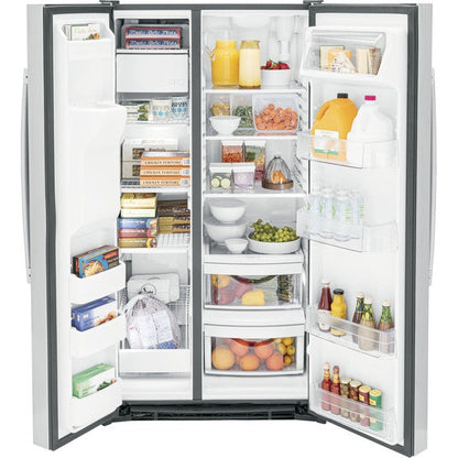 GE GSS25GYPFS 36" 25.3 Cu. Ft. Side-by-Side Refrigerator