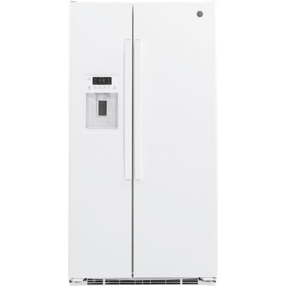 GE GZS22DGJWW 36" Counter-Depth Side-By-Side Refrigerator 21.9 Cu. Ft. – White