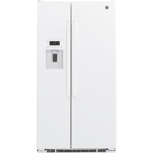 GE GZS22DGJWW 36" Counter-Depth Side-By-Side Refrigerator 21.9 Cu. Ft. – White