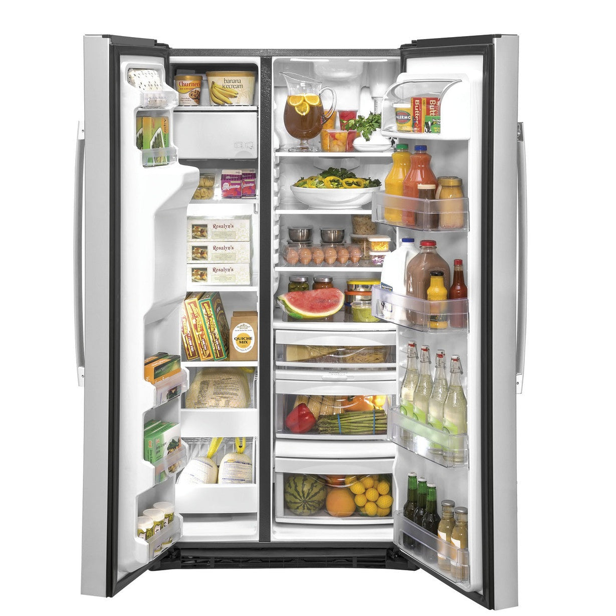 GE GZS22IYNFS 36" Counter-Depth Side-by-Side Refrigerator