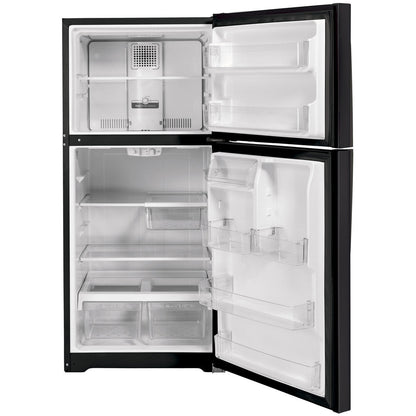GE GTS22KMNRDS 33" Garage-Ready Top-Freezer Refrigerator 21.9 Cu. Ft. – Fingerprint Resistant Black Slate