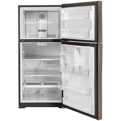 GE GTS22KMNRES 33" Garage-Ready Top-Freezer Refrigerator 21.9 Cu. Ft. – Fingerprint Resistant Slate