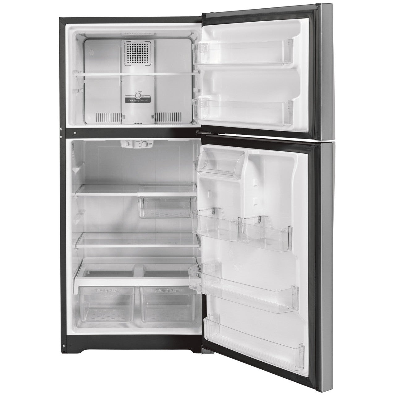 GE GTS22KYNRFS 33-inch Top-Freezer Refrigerator - Fingerprint Resistant Stainless