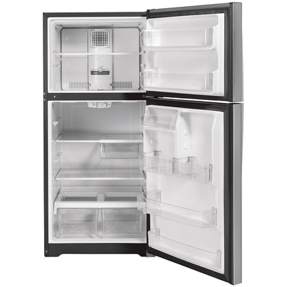 GE GTS22KYNRFS 33-inch Top-Freezer Refrigerator - Fingerprint Resistant Stainless